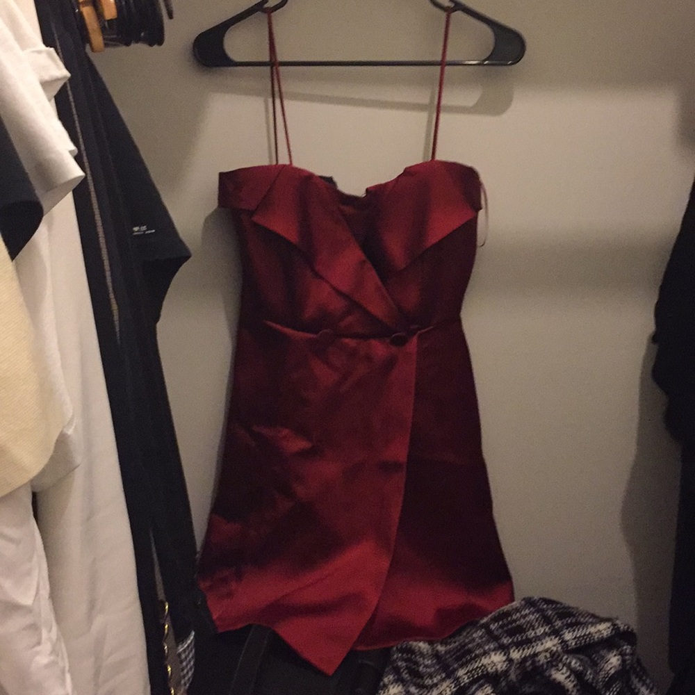 Zara red dress